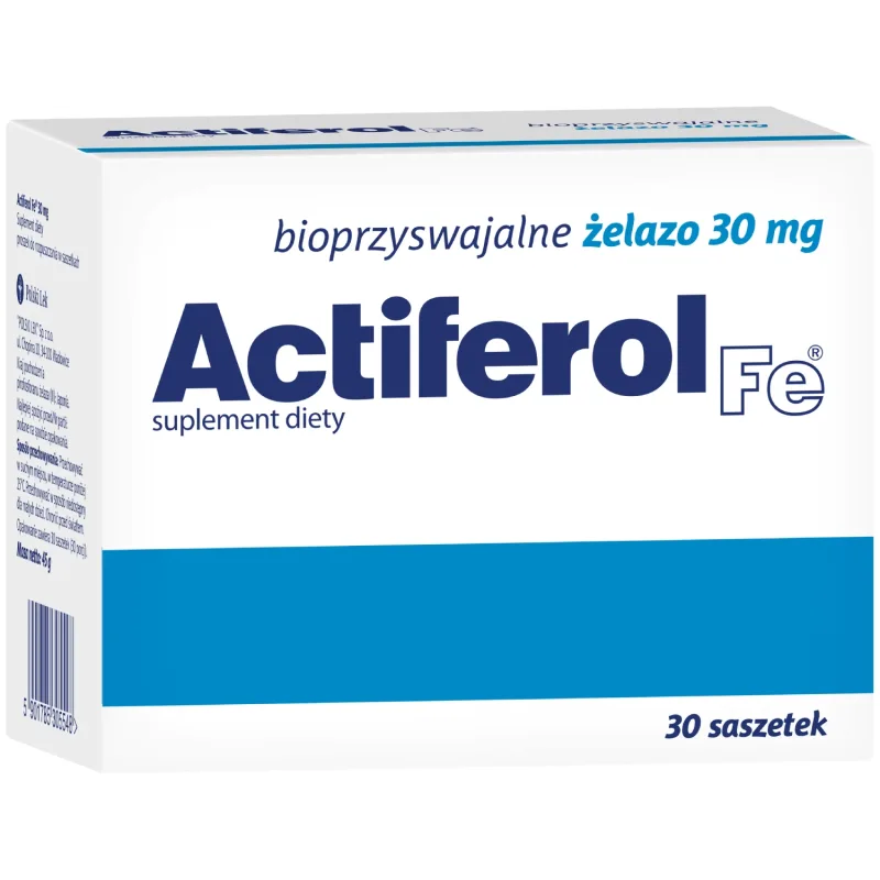 Actiferol Fe 30 mg, 30 de pliculețe Lek Pharmaceuticals — preț și oferte