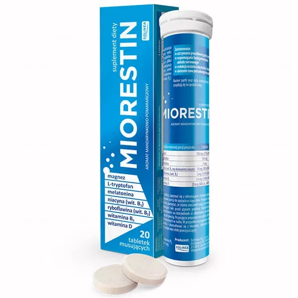 Miorestin, 20 comprimate efervescente — preț și oferte