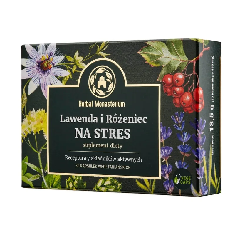 Herbal Monasterium Lavanda și rozmarin pentru stres, 30 capsule vegetale — preț și oferte