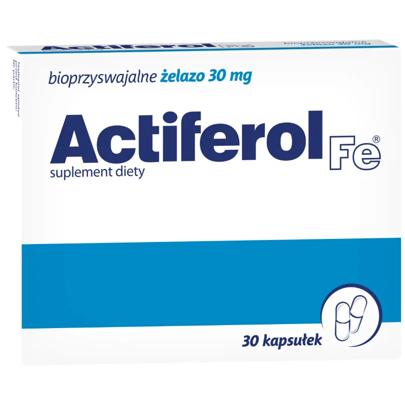 Actiferol FE 30 mg, 30 capsule Lek Pharmaceuticals — preț și oferte