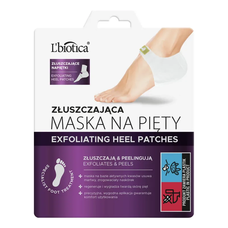 L'Biotica, mască exfoliantă pentru călcâie, exfoliantă pentru călcâie, 18 g — preț și oferte