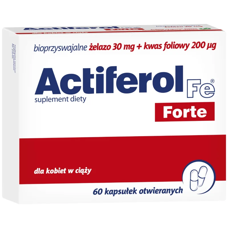 Actiferol Fe Forte, 60 capsule Lek Pharmaceuticals — preț și oferte
