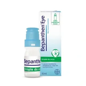 Bepanthen Picături pentru ochi, picături pentru ochi, flacon, 10 ml