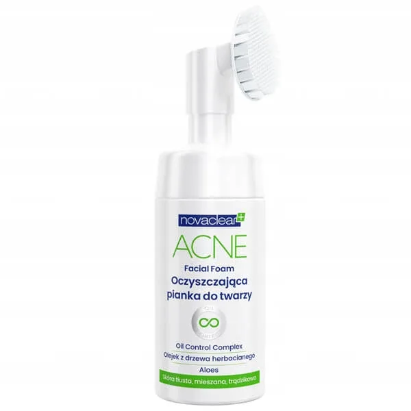 Novaclear Acne, spumă de curățare a feței, 100 ml — preț și oferte
