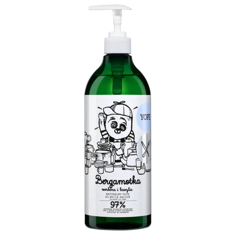 Yope Bergamot, Verbena și busuioc, detergent de vase natural, 750 ml — preț și oferte