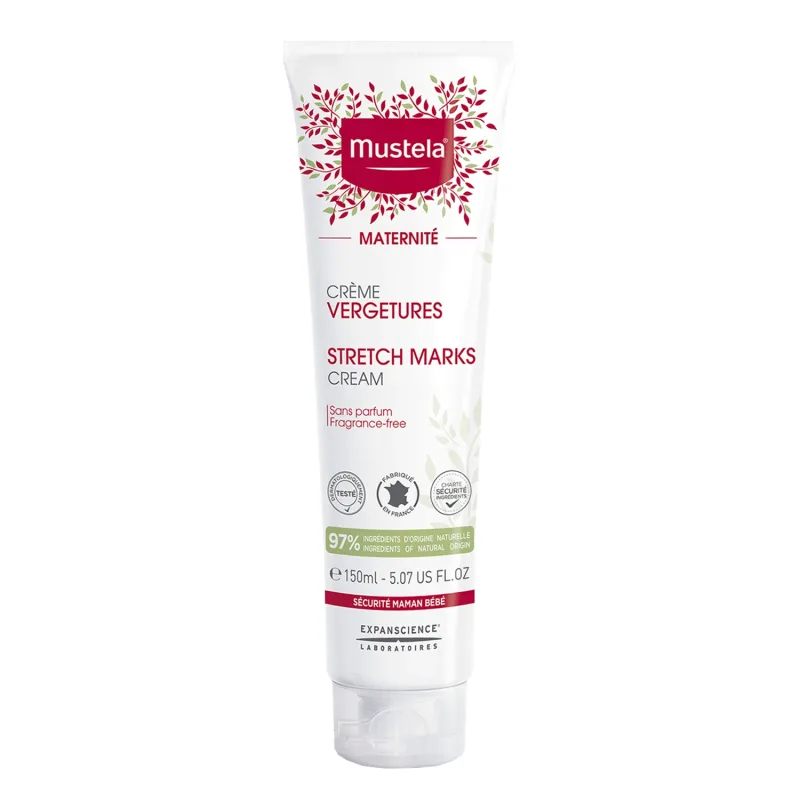 Mustela Maternite, Cremă pentru vergeturi, fără parfum, 150 ml — preț și oferte