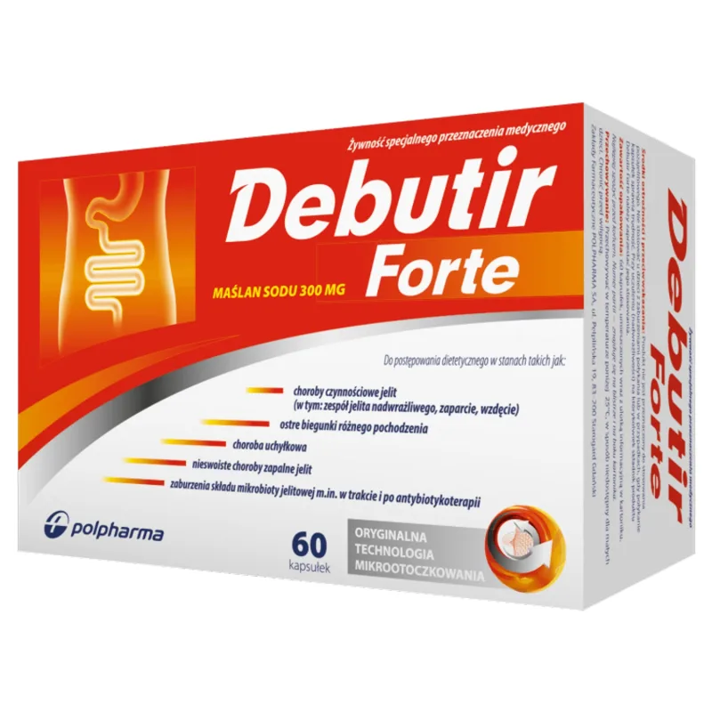 Debutir Forte, 60 capsule, Polpharma SA — preț și oferte