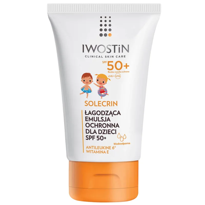 Iwostin Solecrin, Emulsie protectoare ușoară pentru copii cu vârsta peste 6 luni, SPF 50+, 100 ml — preț și oferte