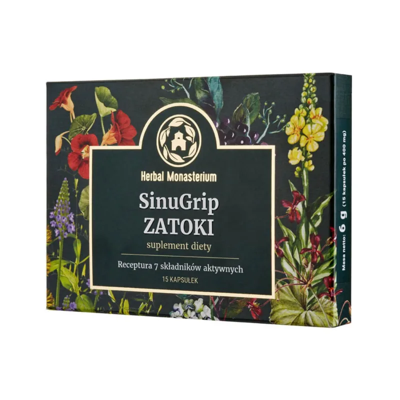Herbal Monasterium SinuGrip Zatoki, 15 capsule — preț și oferte