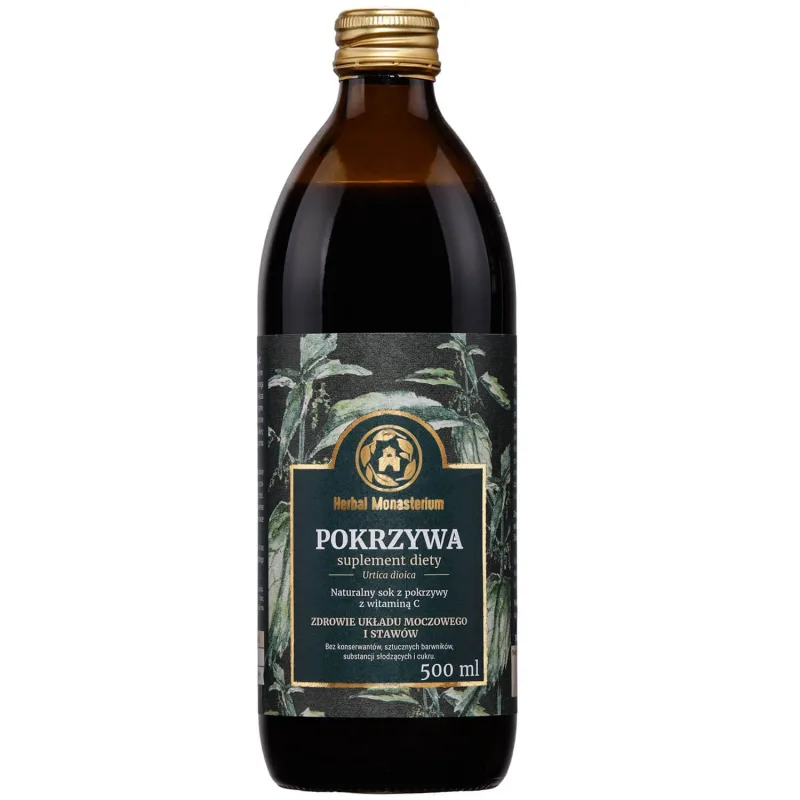 Herbal Monasterium Urzică, suc natural cu vitamina C, 500 ml — preț și oferte