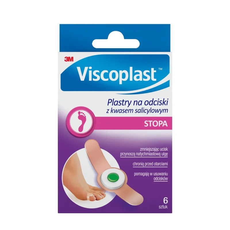 Tencuieli Viscoplast pentru bătături cu acid salicilic, 6 bucăți — preț și oferte