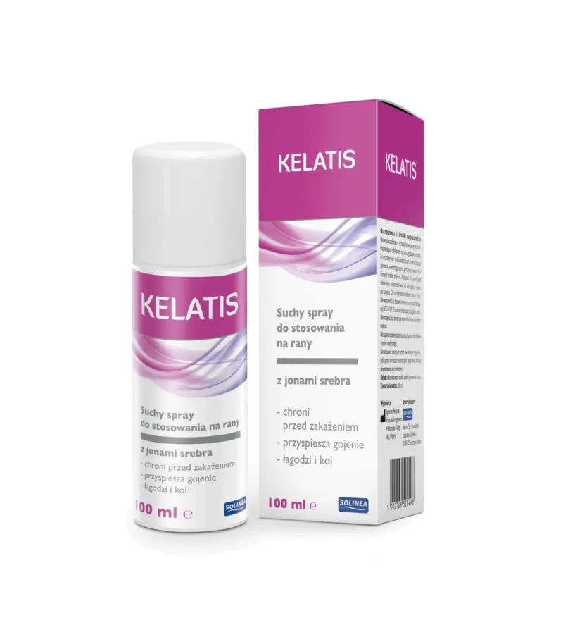 Kelatis, spray uscat pentru răni, cu ioni de argint, 100 ml — preț și oferte