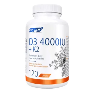 SFD D3 4000 UI + K2, vitamina D 4000 UI + vitamina K 100 µg, 120 comprimate, SFD