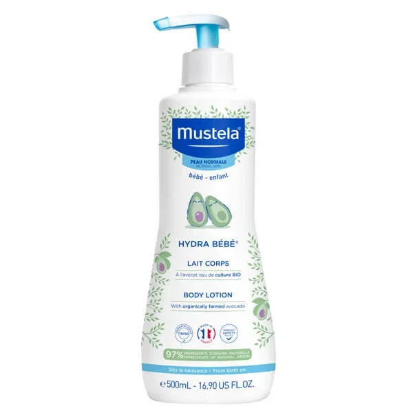 Mustela Bebe Enfant HydraBebe, lapte de corp din prima zi, 500 ml — preț și oferte