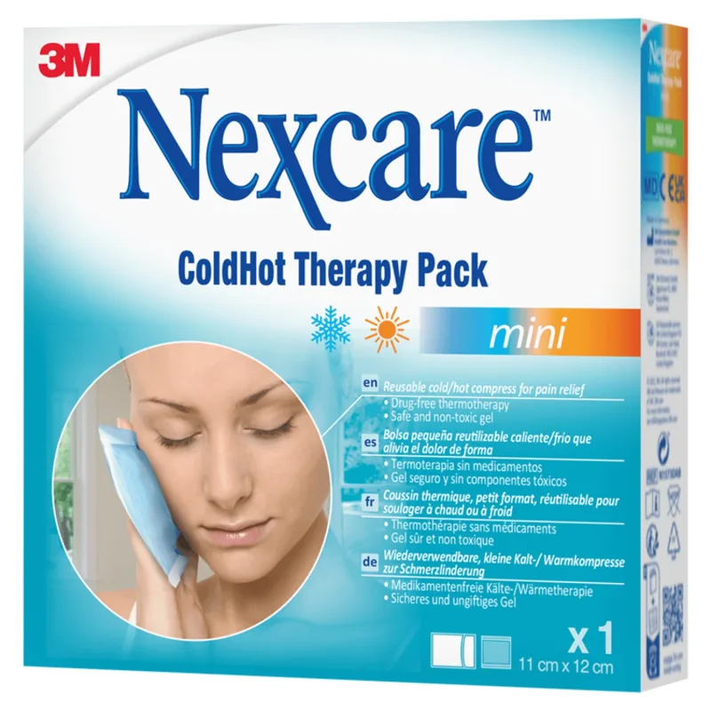 Nexcare ColdHot Mini, pachet de gel cald-rece, 11 cm x 12 cm, 1 bucată — preț și oferte