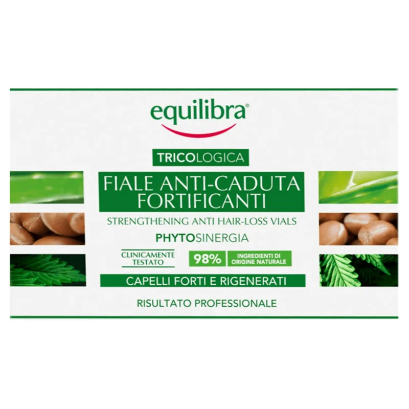 Equilibra Tricologica, fiole de întărire împotriva căderii părului, 10 fiole x 8 ml — preț și oferte