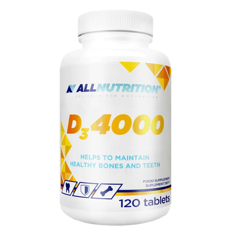 Allnutrition D3 4000, vitamina D 100 µg, 120 comprimate — preț și oferte