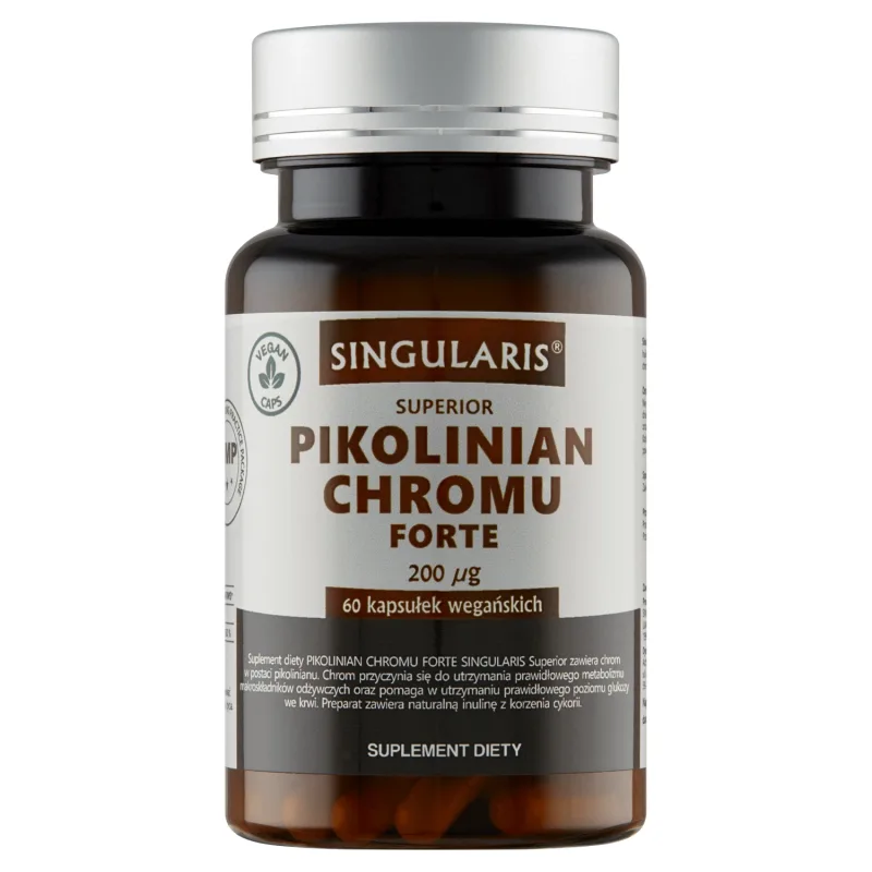 Singularis Superior Chromium Picolinate Forte, 60 capsule vegane — preț și oferte