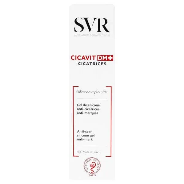 SVR Cicavit DM+ Cicatrici, gel de silicon pentru cicatrici, 15 g SVR LABORATORIES — preț și oferte