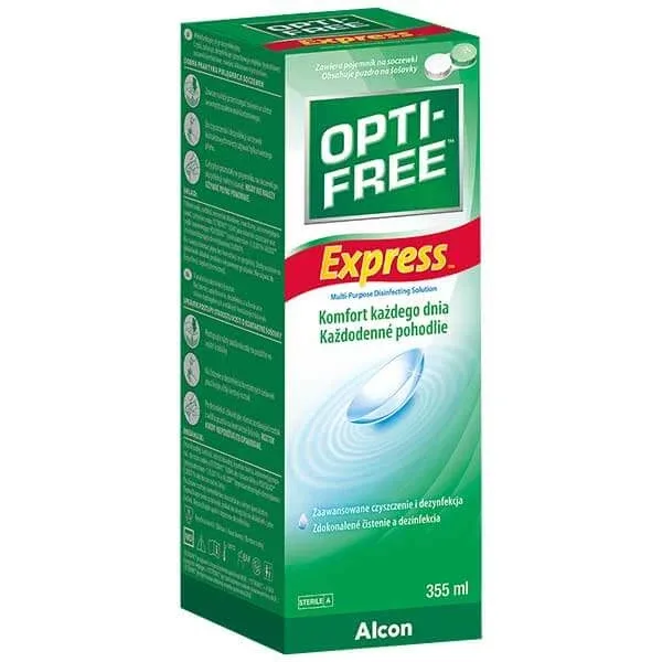 Opti-Free Express, dezinfectant multifuncțional pentru lentile, 355 ml — preț și oferte