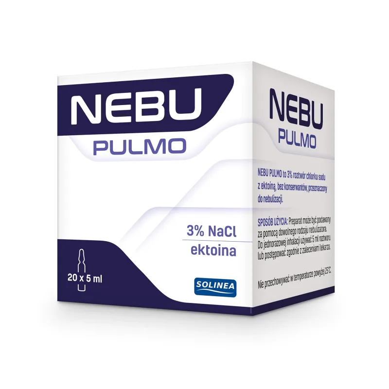 Nebu Pulmo, soluție de inhalare de ectoină 3 %, 20x5 ml Solinea — preț și oferte