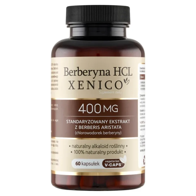 Berberine HCL Xenico, 60 capsule Xenico Pharma — preț și oferte