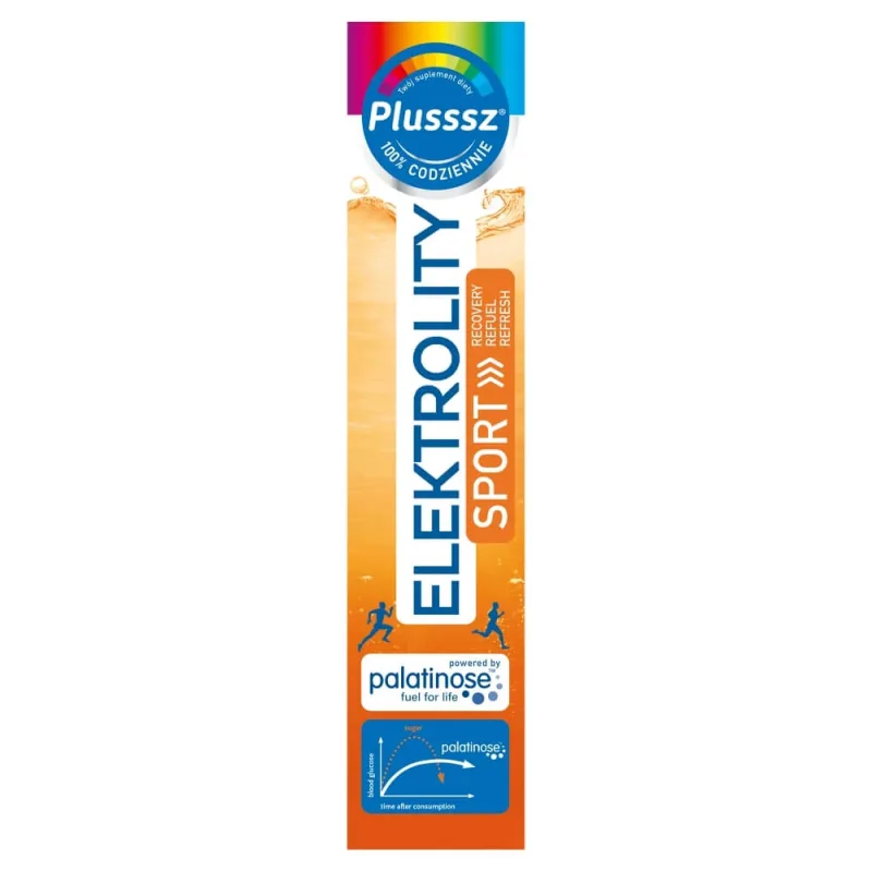 Plusssz Elektrolity Sport 100% Complex, aromă de lămâie și grapefruit, 24 comprimate efervescente — preț și oferte