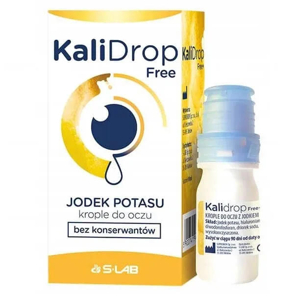 KaliDrop Free, picături pentru ochi cu iodură de potasiu, 10 ml — preț și oferte