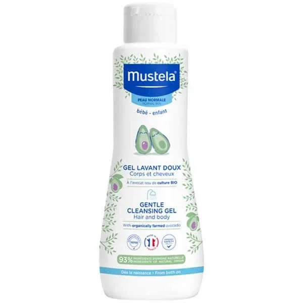 Mustela Bebe Enfant, Gel de curățare delicată a corpului și a capului, de la naștere, 200 ml — preț și oferte