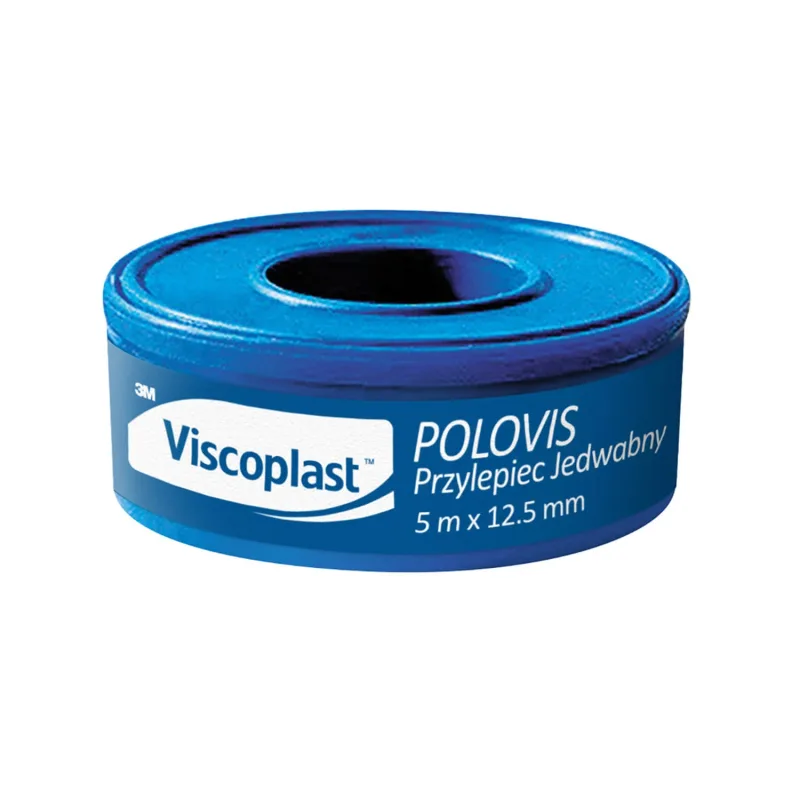 Viscoplast Polovis, adeziv de mătase, 5 m x 12,5 mm, 1 bucată — preț și oferte