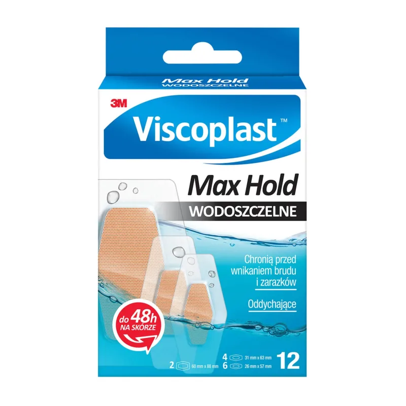 Viscoplast Max Hold, tencuieli impermeabile și respirabile, 12 bucăți — preț și oferte