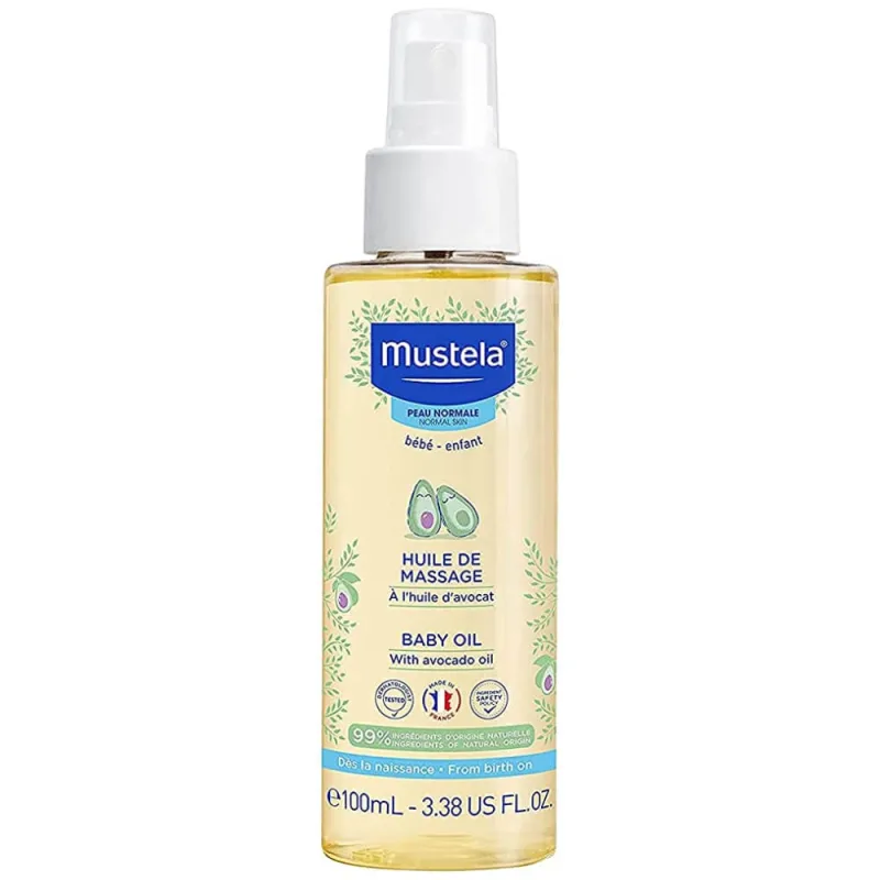 Mustela Bebe Enfant, Ulei de masaj pentru bebeluși, 100 ml — preț și oferte
