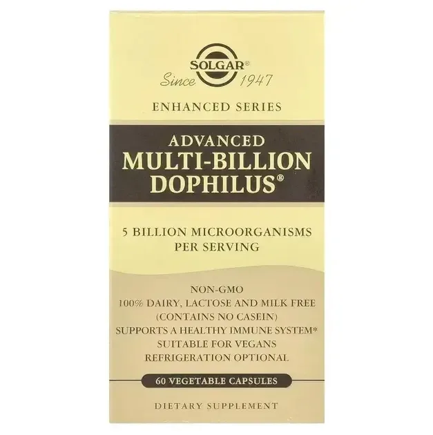 Solgar Advanced Multi-Billion Dophilus, 60 capsule — preț și oferte
