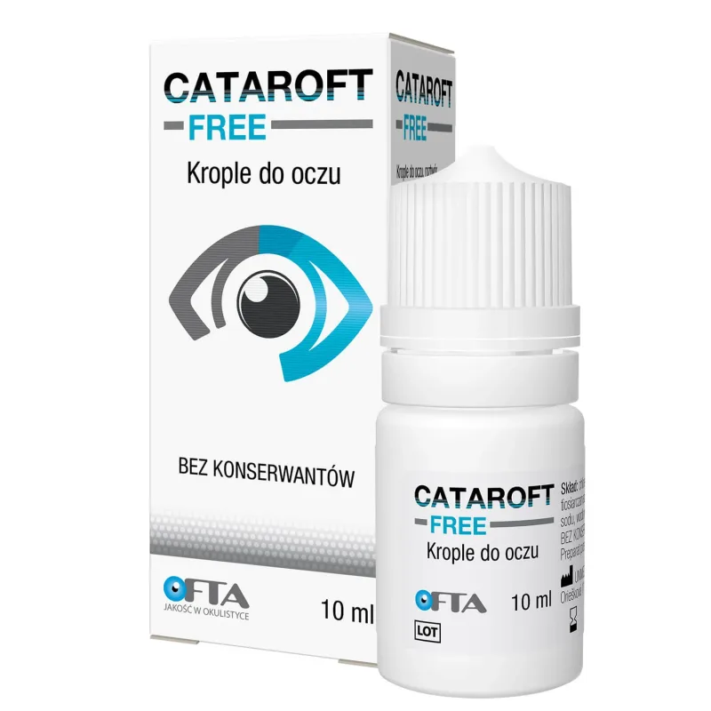 Cataroft Free, picături hidratante pentru ochi, 10 ml — preț și oferte
