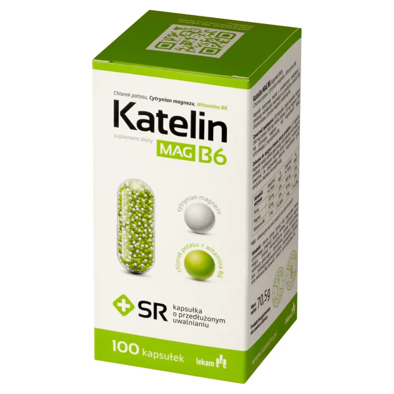 Katelin Mag B6, 100 capsule cu eliberare prelungită — preț și oferte
