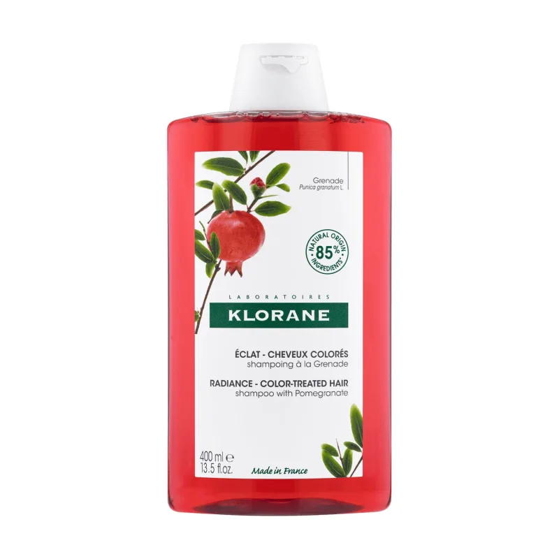 Klorane, șampon pe bază de extract de rodie, pentru părul vopsit, 400 ml — preț și oferte
