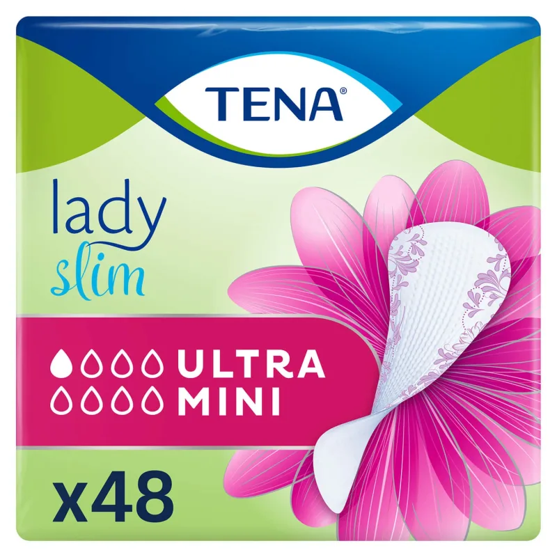 Tena Lady Slim, tălpi urologice, Ultra Mini, 48 buc. — preț și oferte