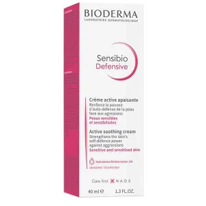 Bioderma Sensibio Defensive, Cremă de față calmantă, ten sensibil, 40 ml