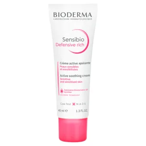 Bioderma Sensibio Defensive Rich, Cremă de față calmantă, piele sensibilă, 40 ml