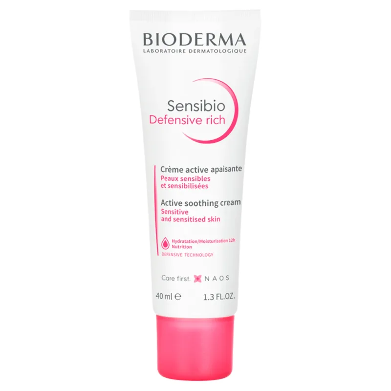 Bioderma Sensibio Defensive Rich, Cremă de față calmantă, piele sensibilă, 40 ml — preț și oferte