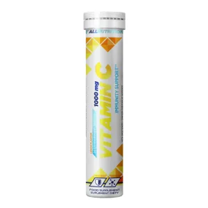 Allnutrition Vitamina C 1000 mg, aromă de lămâie, 20 comprimate efervescente