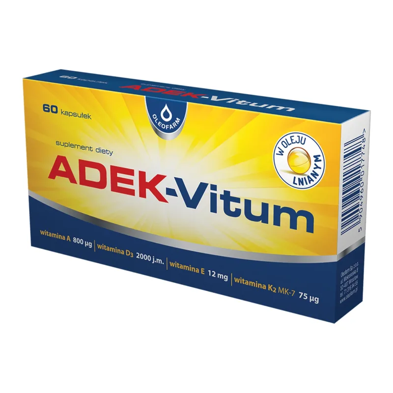 ADEK-Vitum, 60 capsule Oleofarm — preț și oferte