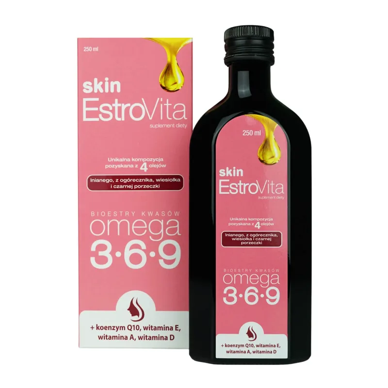 EstroVita Skin, Esteri de acizi Omega 3-6-9, 250 ml — preț și oferte
