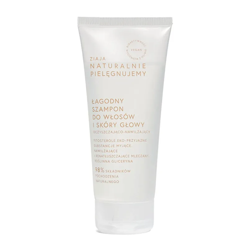 Ziaja Naturally Nurturing, șampon delicat pentru păr și scalp, curăță și hidratează, 200 ml — preț și oferte