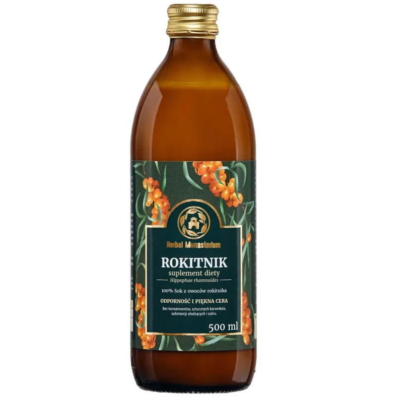 Herbal Monasterium Sea Buckthorn, 100% suc natural , 500 ml — preț și oferte