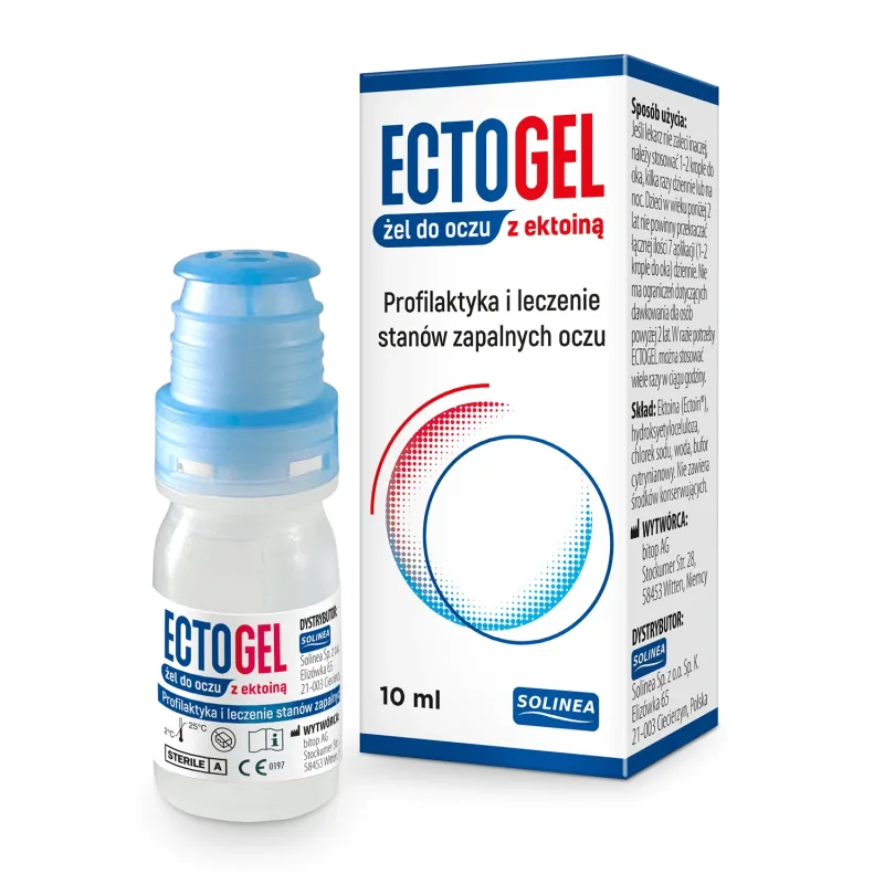 Ectogel, ectoin eye gel, 10 ml — preț și oferte