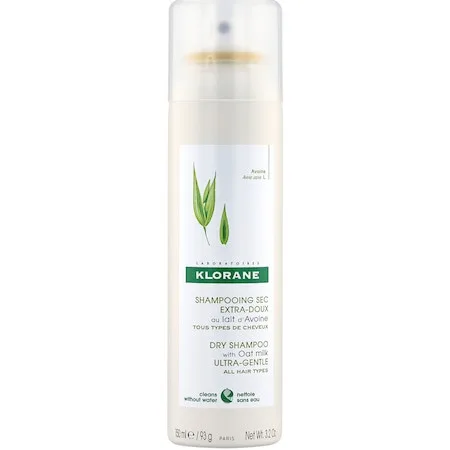 Sampon uscat Klorane cu extract de lapte de ovaz pentru toate tipurile de par, 150 ml — preț și oferte
