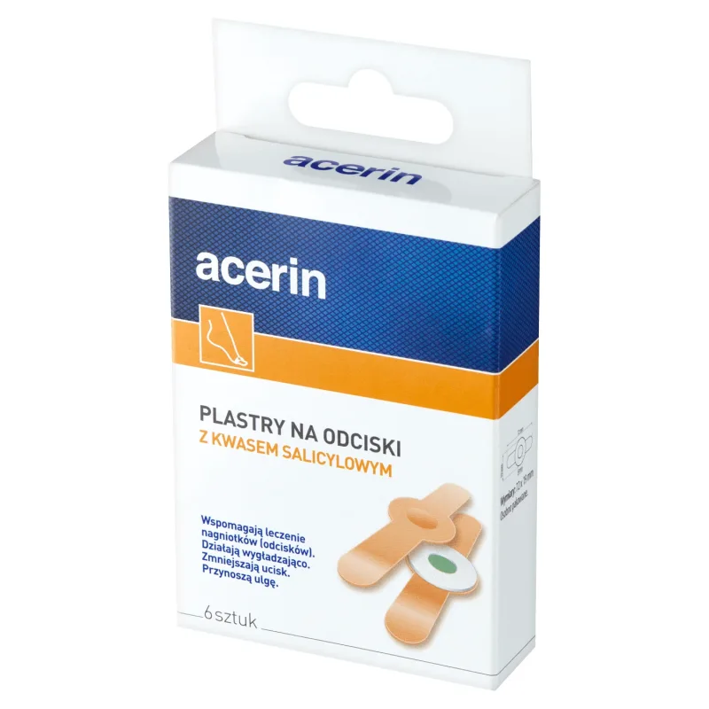 Acerin, plasturi pentru bătături cu acid salicilic, 6 bucăți AFLOFARM — preț și oferte