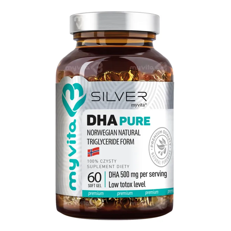 MyVita Silver DHA Pure, 60 capsule — preț și oferte