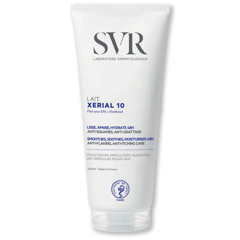 SVR Xerial 10, Lapte hidratant pentru corp pentru netezirea pielii aspre, 200 ml SVR LABORATORIES — preț și oferte